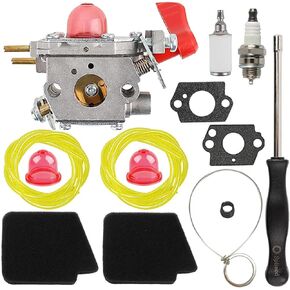 Compatible with 545081857 Carburetor for Zama C1U-W43 Craftsman Leaf Blower 358794765 358794700 358794770 358794780 Poulan VS-2 BVM200FE GBV345 Blower with 545146501 Air Filter