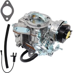 المكربن ​​1 برميل لفورد 4.9L 300 Cu 4.1L 250 Cu 3.3L 200 Cu محركات 1965-1985 F100 F150 F250 F350 خنق كهربائي فورد فيرمونت برونكو إكونولين غرناطة كارتر نوع YFA مع جوانات