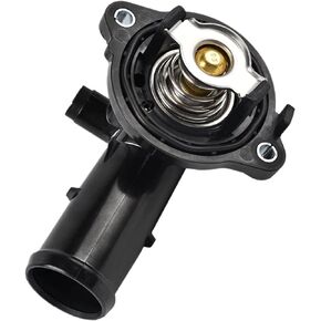 Engine Coolant Thermostat Housing Assembly 5184651AH,Compatible with Durango 2011-2015, Jeep Grand Cherokee 2011-2015, Jeep Wrangler 2012-2017, Jeep Wrangler JK 2018, Replace 902-852, 5184651AF