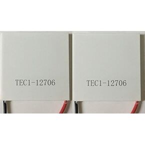 2 pcs TEC1-12706 Thermoelectric Peltier Cooler 12V 60W 92Wmax