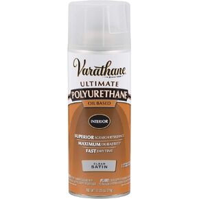 Varathane 9181 Interior Polyurethane Oil-Based Spray, 11.25 oz, Satin Finish