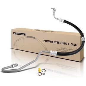 A-Premium Power Steering Pressure Hose Line Assembly Compatible with Chevrolet Prizm 1998-2002 & Toyota Corolla 1998-2002, 1.8L, Pump To Gear