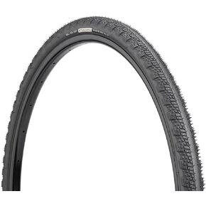Teravail - Washburn Bicycle Tire | Light and Supple Casing | for Rough Pavement and Fast Gravel | 700 x 38 | Black Sidewall