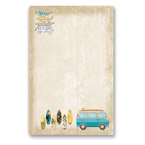 Stonehouse Collection Tropical Sunset Beach Notepads with Magnet - Magnetic Beach Notepads for Fridge - To Do List, Grocery List (Tropical)