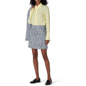 Rent The Runway Pre-Loved Blue Tweed Skirt