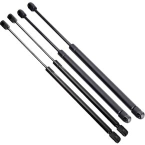 SCITOO 4365 Lift Supports Fit for Jeep Liberty 2002-2007 Front Rear Left & Right Window Glass+Hood Shock Struts 4pcs