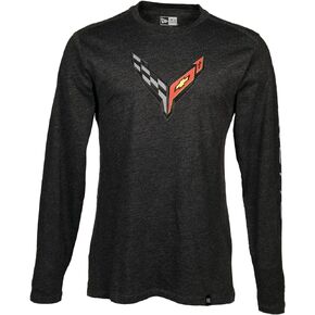 Next Generation C8 Corvette Carbon Flash Long Sleeve T-Shirt - Officially Licensed by GM