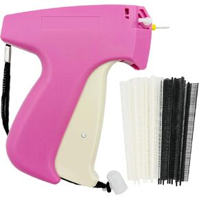 Sewing Gun for Clothes, Quick Clothing Fixer, Mini Stitch Gun for Clothes Sewing Quilting Hemming, Fine Stitch Tagging Gun for Clothes With 1000 Black and 1000 White Micro Fasteners