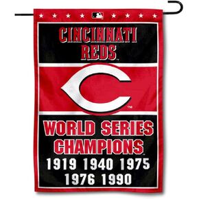Cincinnati Reds Double Sided Garden Flag