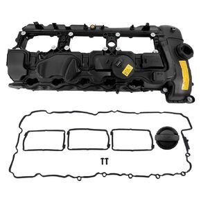 11127846359 Engine Valve Cover w/Gasket & Bolts Compatible with S55 Engine BMW M2 Competition 2020-2021 M3 2015-2018 M4 2015-2020 3.0L