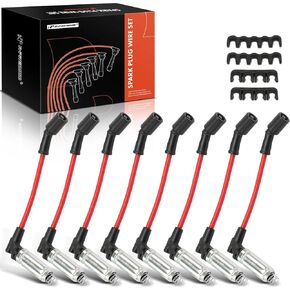 A-Premium Ignition Spark Plug Wires Set of 8 Compatible with Chevrolet Corvette 2020-2021 6.2L