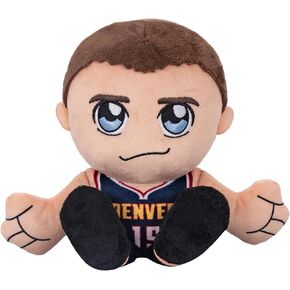 Bleacher Creatures Denver Nuggets Nikola Jokic 8" NBA Kuricha Sitting Plush - Soft Chibi Inspired NBA Superstar