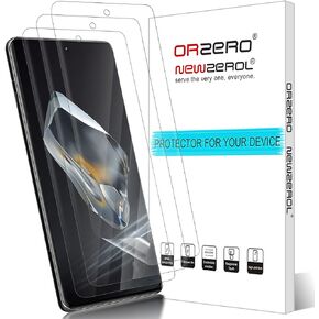 (3 Pack) TPU Screen Protector Compatible for OnePlus 12, OnePlus 12R, Premium Quality Anti-Scratch