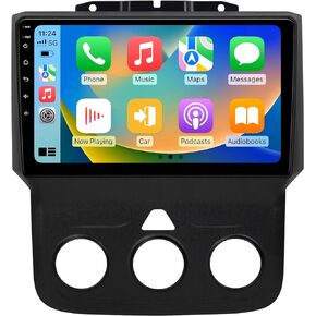 راديو 4GB + 32GB أندرويد 13 AR لسيارة دودج رام 2013-2018 1500 2500 3500 مع كاربلاي لاسلكي Andriod Auto شاشة لمس عالية الدقة 9 بوصة in Kuwait