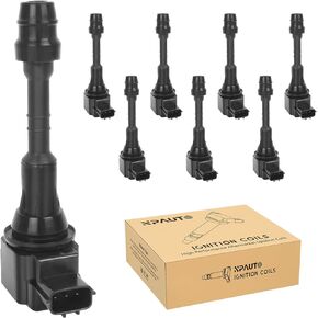 Ignition Coil Pack Compatible with 5.6 V8 2004 2005 2006 2007 Nissan Titan, 05-06 Nissan Armada, Infiniti QX56 5.6L, 22448-7S015 C1483 UF510, Set of 8