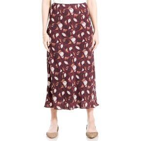 Max Studio Women's Midi Crepe Skirt