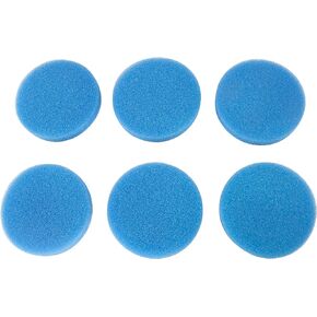 LTWHOME Blue Coarse Foam Media Filter Pads Suitable for Classic 2217/600 2616171(Pack of 6)