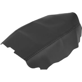 X AUTOHAUX Car Center Console Lid Armrest Seat Box Cover Protector Replacement Microfiber Leather for Acura TSX 2009-2014 Black
