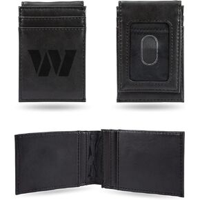 Rico Industries LEFPW Laser Engraved Front Pocket Wallet, Black