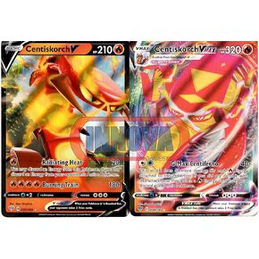 Centiskorch V & Vmax - 33/189-34/189 - Darkness Ablaze - Pokemon Ultra Rare Card Lot