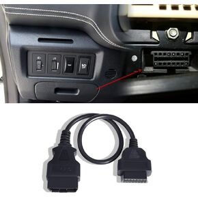 OBD1 to OBD2 Adapter, OBD2 Scanner Diagnostic Tool, Cable Code Reader OBD1 Scan Tool, 16 Pins Diagnostic Tool Connector Adapter Cable Replacement for GM