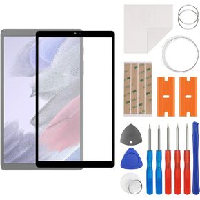 Front Screen Glass Outer Panel Lens Replacement +OCA Compatible with Samsung Galaxy Tab A7 Lite 8.7 inches SM-T225, SM-T220 (No LCD Screen and Touch Digitizer) with Repair Kit