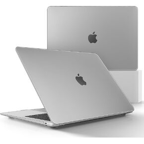 May Chen Compatible with MacBook Air 13 inch Case 2021 2020 2019 2018 Release Models: M1 A2337 A2179 A1932, Plastic Hard Shell Case for Mac Air 13 inch with Retina Fits Touch ID, Clear Matte Finish
