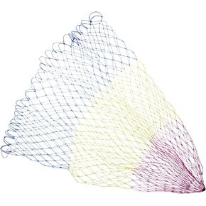 PATIKIL Fishing Net Replacement, Dia.23.6" Nylon Landing Net Replacement Mesh for Freshwater Saltwater Fishing, Multicolor