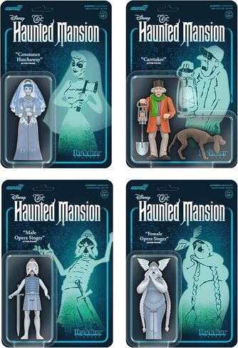 Super7 Disney Haunted Mansion Caretaker - 3.75" Disney Action Figure with Accessories Classic Disney Collectibles and Retro Toys in Saudi Arabia