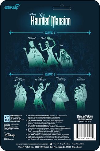 Super7 Disney Haunted Mansion Caretaker - 3.75" Disney Action Figure with Accessories Classic Disney Collectibles and Retro Toys in Saudi Arabia
