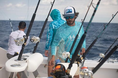 Huk Men's Standard Icon X Camo Long Sleeve Performance Fishing Shirt, Boca Grande, Large in Saudi Arabia
