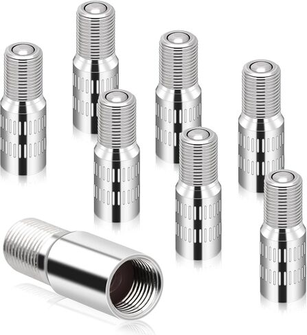 Molain 4/8 Pcs Valve Caps Stem Extension, Tire Valve Extenders 27mm Brass Tire Stem Extension Angle Wheel Adapter for Car Truck Van Caravan Motorcycle Bike(4) in Saudi Arabia