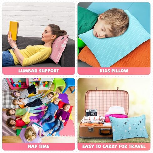 6 Pack Mini Pillows for Daycare Travel Small Pillow for Kids Pillows for Sleeping Soft Breathable Machine Washable Tiny Dog Pillow for Daycare Pet School Nap in Saudi Arabia