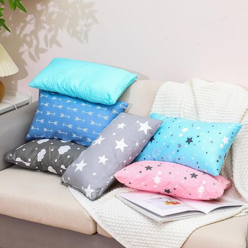 6 Pack Mini Pillows for Daycare Travel Small Pillow for Kids Pillows for Sleeping Soft Breathable Machine Washable Tiny Dog Pillow for Daycare Pet School Nap in Saudi Arabia