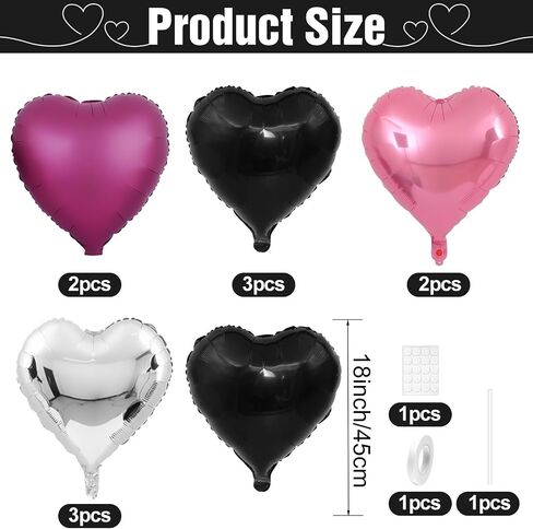 GRESATEK Apricot Heart Balloons,10Pcs Sand White Foil Heart Shaped Balloons,18Inch Nude Neutral Caramel Helium Mylar Balloons for Valentines,Engagement,Brithday,Baby Shower,Wedding Party Decorations in Saudi Arabia
