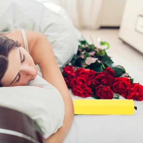 صندوق هدايا المجوهرات، 24 عبوة من صندوق هدايا المجوهرات الفاخرة مبطن بالمخمل، صندوق هدايا على شكل درج، منظم فاخر للقلادة والسوار، 8.3 × 1.8 × 1.4 بوصة (أصفر) in Kuwait