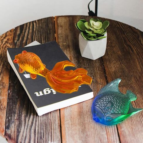 2Pcs Large Goldfish Resin Molds, 7.5in & 5.5in 3D Koi Fish Silicone Epoxy Molds, Large Animal Silicone Molds for Resin Casting, DIY Craft, Home Office Cabinets Wall Desktop Decor in Kuwait