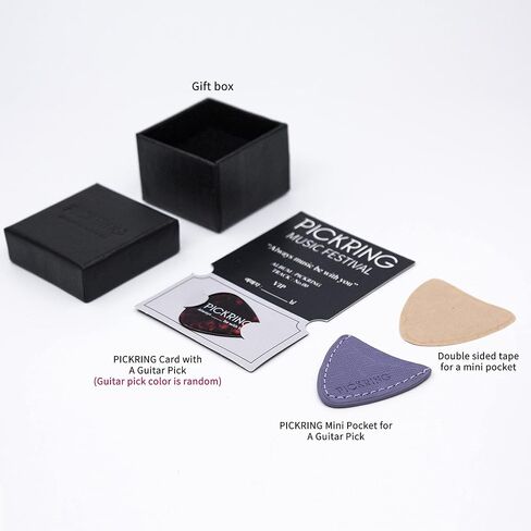 جيب صغير مصنوع يدويًا من الجلد الطبيعي للهواتف الذكية المرفقة (أسود) in Kuwait