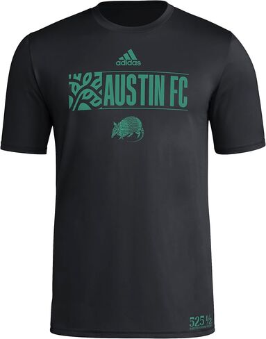 adidas Men's Austin Fc Short Sleeve Pre-Game T-Shirt in Saudi Arabia