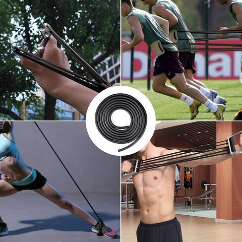 أنبوب مطاطي من اللاتكس، 3 أمتار 6 × 9 مم من أنابيب مطاطية من اللاتكس مقاومة من اللاتكس لعضلات اللياقة البدنية وتمارين الرالي في الهواء الطلق، منجنيق مقلاع، والتدريبات في المنزل والرياضات الخارجية in Kuwait