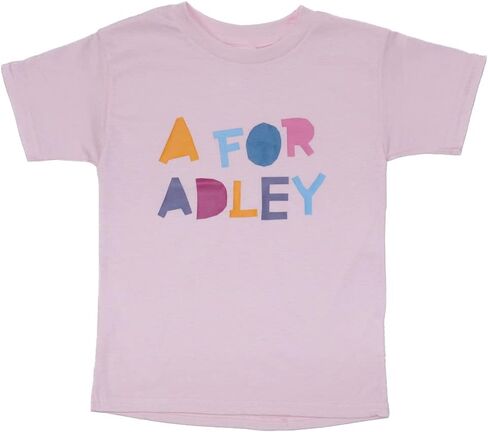 A FOR ADLEY Merch Official Adley Best Friends Forever Line Comfortable Childs Tee with Rainbow Stylized Logo in Saudi Arabia