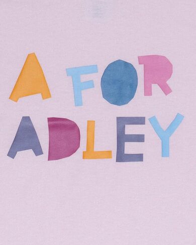 A FOR ADLEY Merch Official Adley Best Friends Forever Line Comfortable Childs Tee with Rainbow Stylized Logo in Saudi Arabia