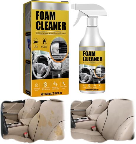 منظف ​​رغوة السيارة الداخلية، منظف رغوة السيارة متعدد الوظائف، بخاخ تنظيف رغوة السيارة، منظف المفروشات لمقاعد السيارة، منظف السيارة الداخلي in Kuwait