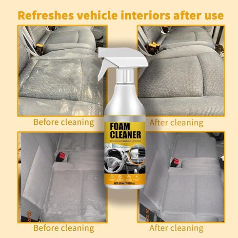 منظف ​​رغوة السيارة الداخلية، منظف رغوة السيارة متعدد الوظائف، بخاخ تنظيف رغوة السيارة، منظف المفروشات لمقاعد السيارة، منظف السيارة الداخلي in Kuwait