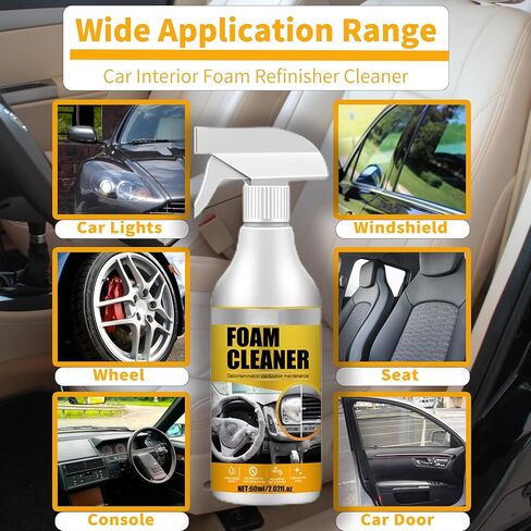 منظف ​​رغوة السيارة الداخلية، منظف رغوة السيارة متعدد الوظائف، بخاخ تنظيف رغوة السيارة، منظف المفروشات لمقاعد السيارة، منظف السيارة الداخلي in Kuwait