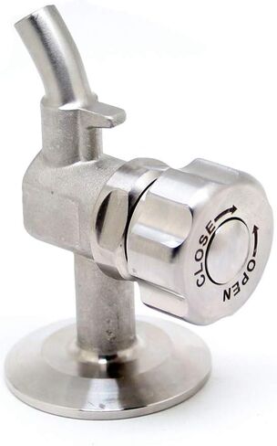 1.5'' 304 Stainless Steel Sampling Valve Beer Sampling Valve Clamp End in Kuwait