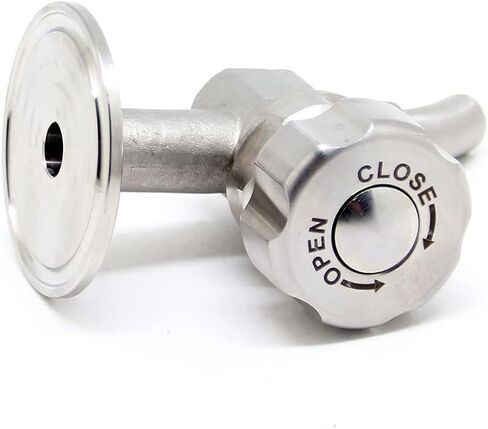 1.5'' 304 Stainless Steel Sampling Valve Beer Sampling Valve Clamp End in Kuwait