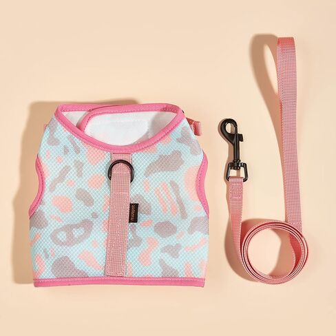 Cat Harness and Leash Set for Walking Escape Proof,Cat and Small Dog Harness Soft Mesh Harness Adjustable Cat Vest Harness for Pet Kitten Puppy in Saudi Arabia