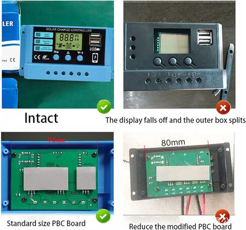 Peidesi 20A PWM Solar Charge Controller 12V 24V Panel Intelligent Regulator with 5V Dual USB Port Display Adjustable Parameter LCD and Timer Setting ON Off Hours, PDS-12V30A-CON in Saudi Arabia