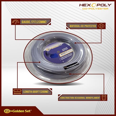 Hex Poly Polyester String in Saudi Arabia